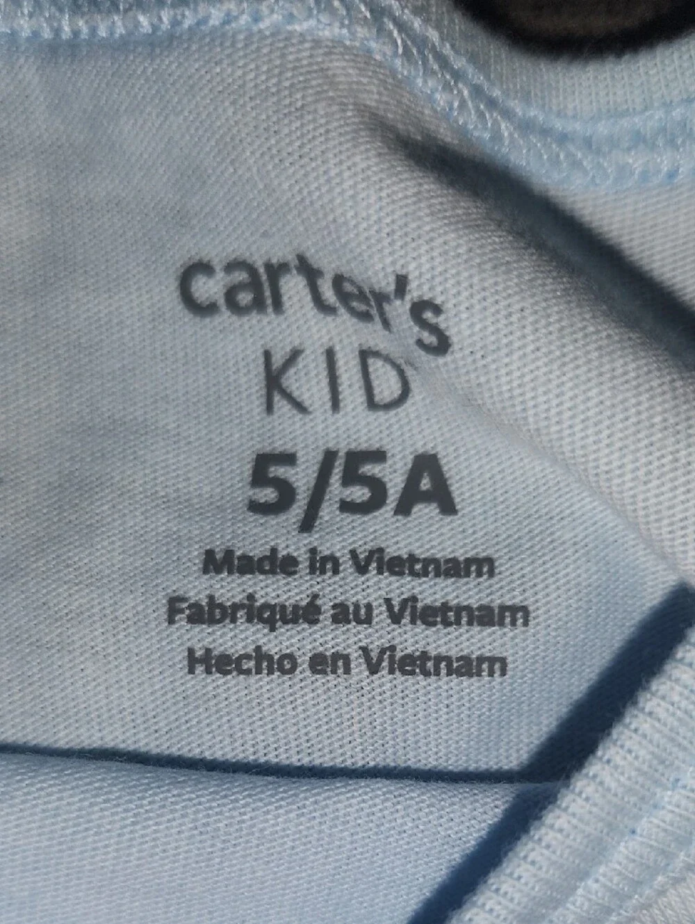 NWT Carter's Light Blue Bunny on Bike Graphic Tee